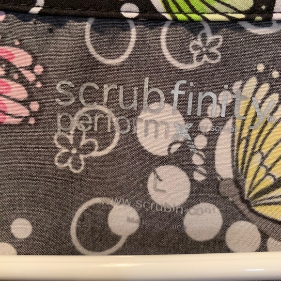 ScrubFinity Butterfly Scrub Top - Picture 8 of 8